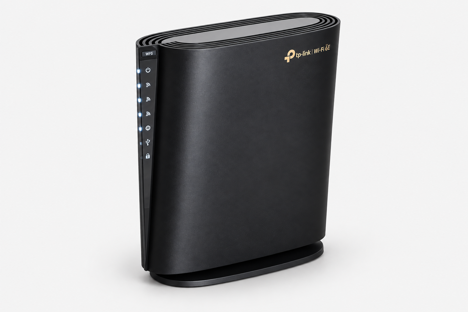 実際に使用しているTP-Link Archer AXE5400を背景処理した写真